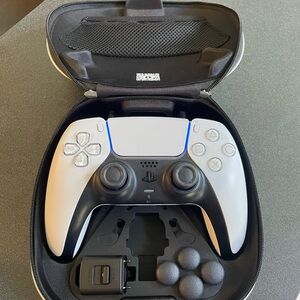 Sony PS5 DualSense Wireless Controller - White and Black